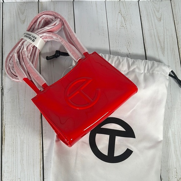 Telfar • Small Red Patent Leather Women's Bag - Picture 3 of 3